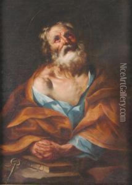 S. Pietro Oil Painting - Girolamo Troppa