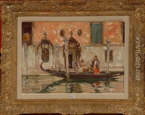 Palais A Venise Oil Painting - Fernand Allard L'Olivier