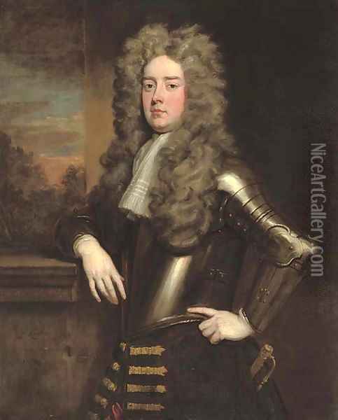 Portrait of Edward Henry Lee, 1st Earl of Lichfield (1663-1716) Oil Painting - Sir Godfrey Kneller