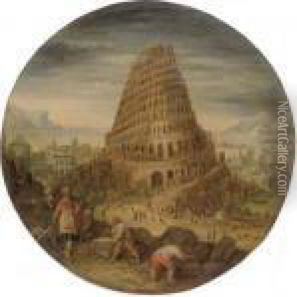 Torre Di Babele Oil Painting - Pieter The Elder Brueghel