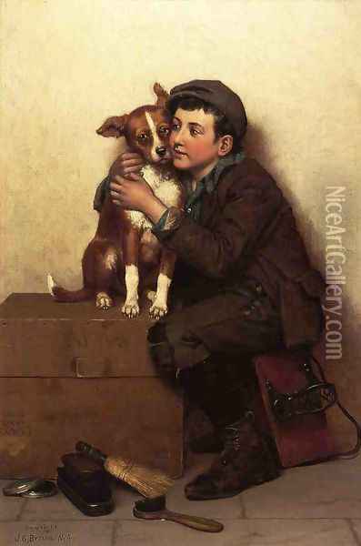 Against His Will Oil Painting - John George Brown