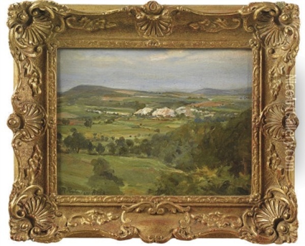 An Extensive Landscape Oil Painting - Robert Payton Reid