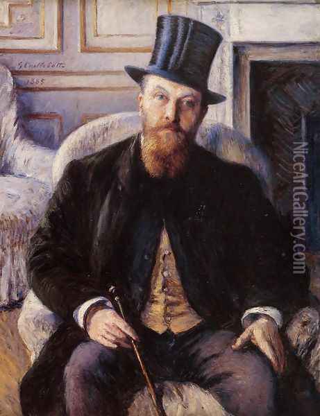 Portrait Of Jules Dubois Oil Painting - Gustave Caillebotte