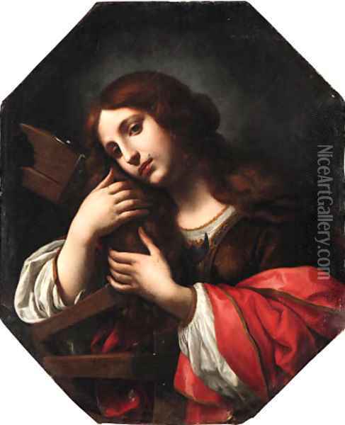 Saint Catherine of Alexandria Oil Painting - Carlo Dolci