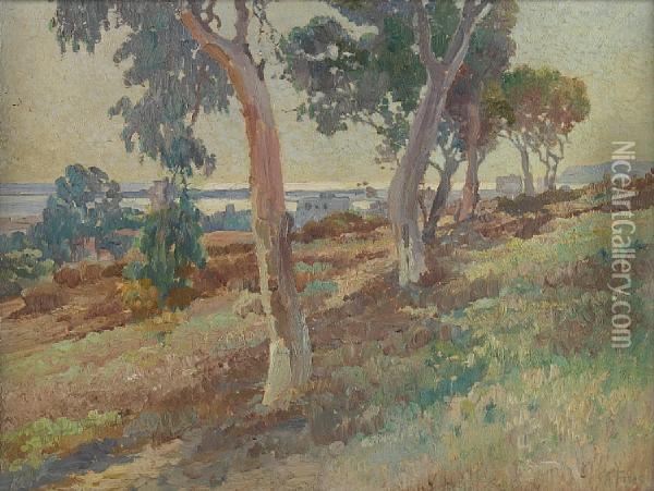 From The Park Oil Painting - Charles Arthur Fries