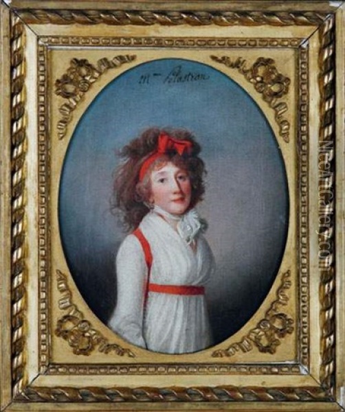Madame De Polastron Oil Painting - Henri-Pierre Danloux