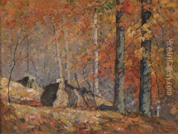 Sunlight In The Woods Oil Painting - William Forsyth