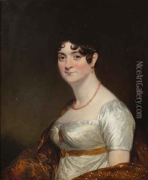 A Portrait Of A Lady Oil Painting - Archer James Oliver
