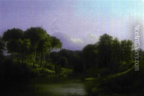 Paysage Oil Painting - Ferdinand Richardt
