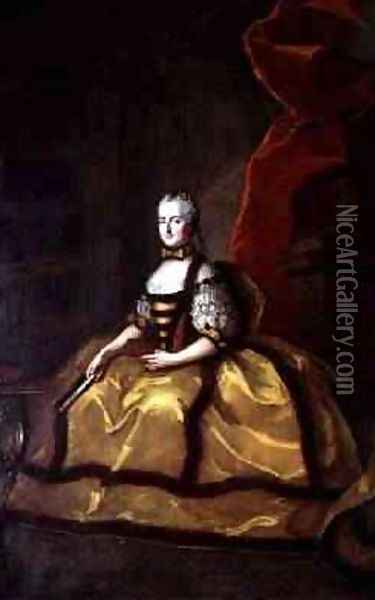 Portrait of Madame Louise of France 1737-87 Oil Painting - Jean-Marc Nattier
