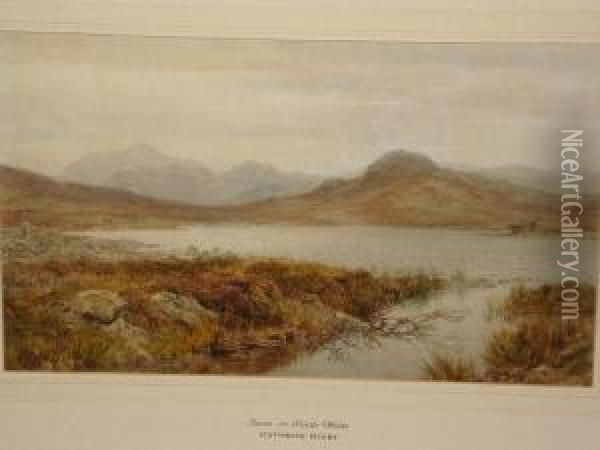 Scene In North Wales Oil Painting - Cuthbert Rigby