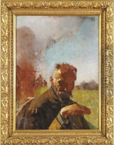 Portret Wedrowca Oil Painting - Jacek Malczewski
