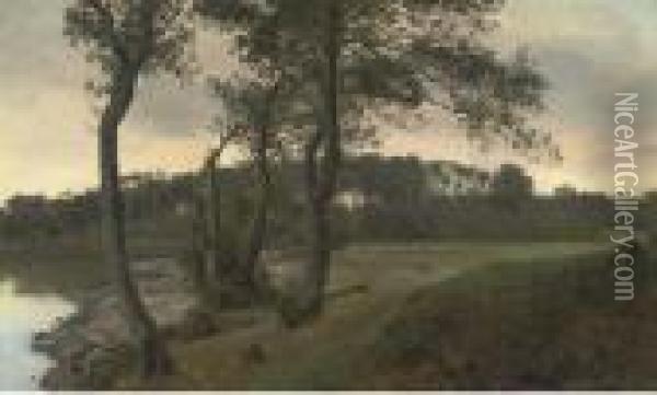 Himmelberget, September Oil Painting - Janus Andreas La Cour