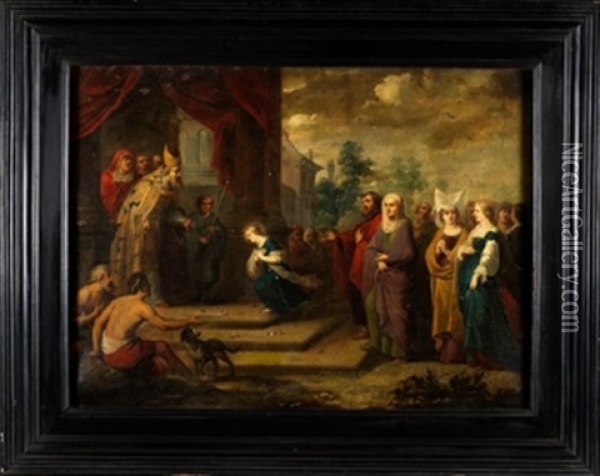 La Presentacion De La Virgen Oil Painting - Frans Francken III