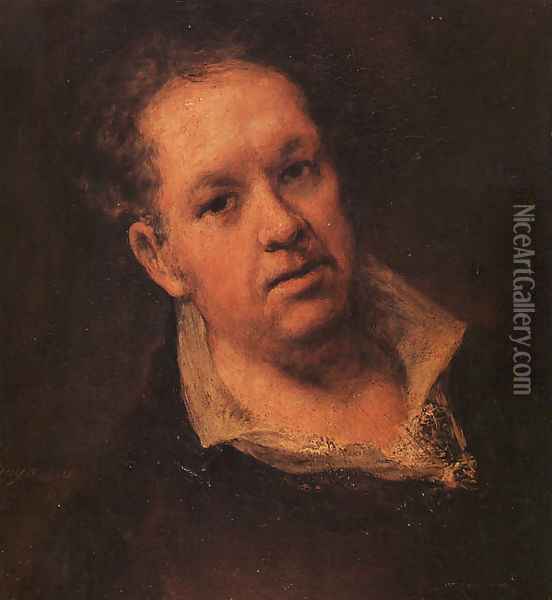 Self Portrait Oil Painting - Francisco De Goya y Lucientes