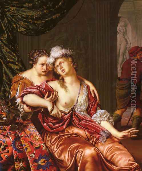 The Death of Cleopatra Oil Painting - Willem van Mieris