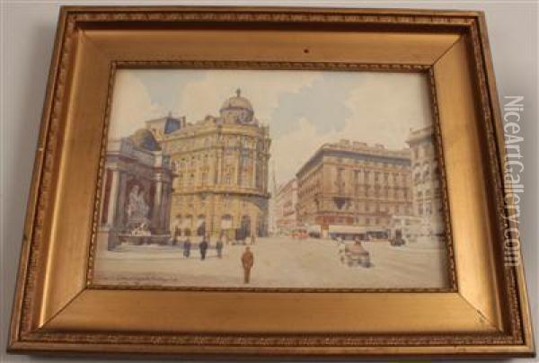 Vienna I Oil Painting - Franz Hoffelner
