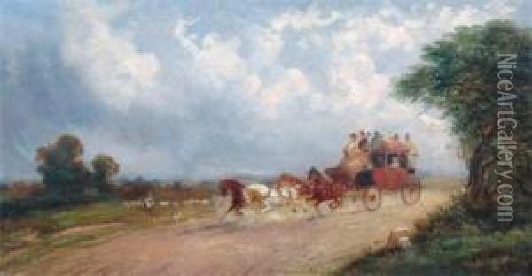 The Royal Mail Oil Painting - Henry Thomas Alken
