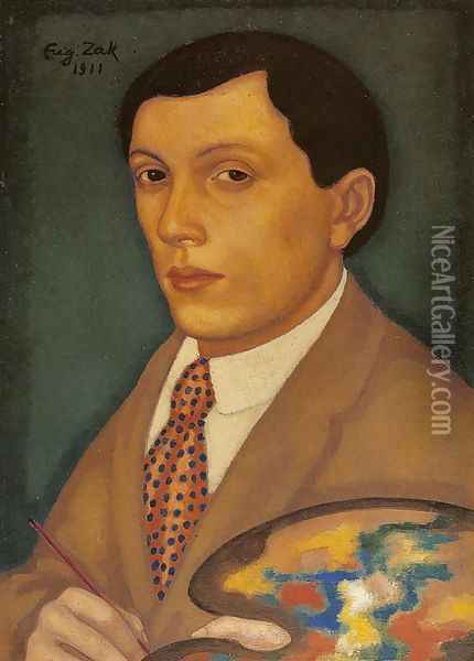 Self-Portrait Oil Painting - Eugene Zak