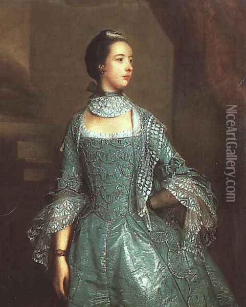 Portrait of Suzanna Beckford 1756 Oil Painting - Sir Joshua Reynolds
