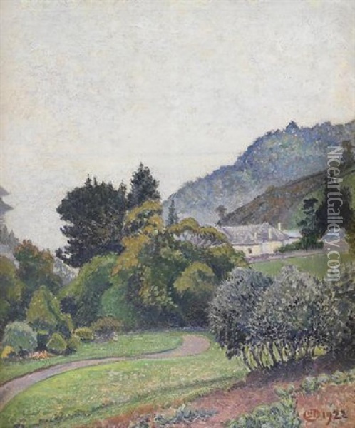 Tunstal, The Estuary Oil Painting - Lucien Pissarro