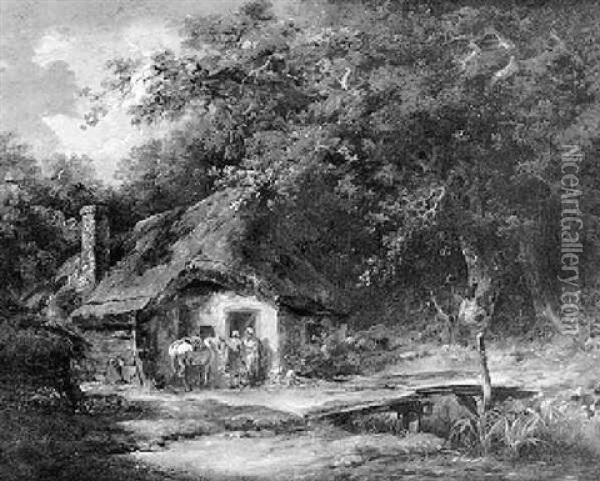 The Keeper's Cottage Oil Painting - Thomas Hand