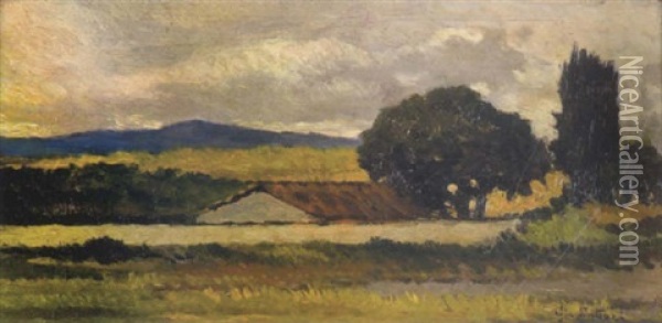 Principio Di Una Burrasca (beginning Of A Storm) Oil Painting - Giovanni Fattori