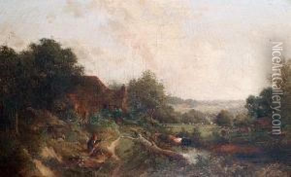 Durmot Hill Oil Painting - William S. Rose
