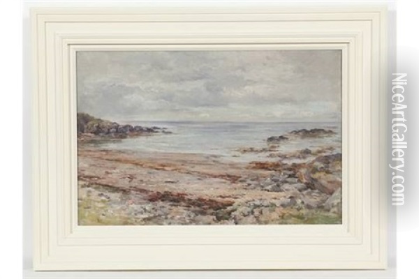 An Ayrshire Coastline Oil Painting - Joseph Morris Henderson