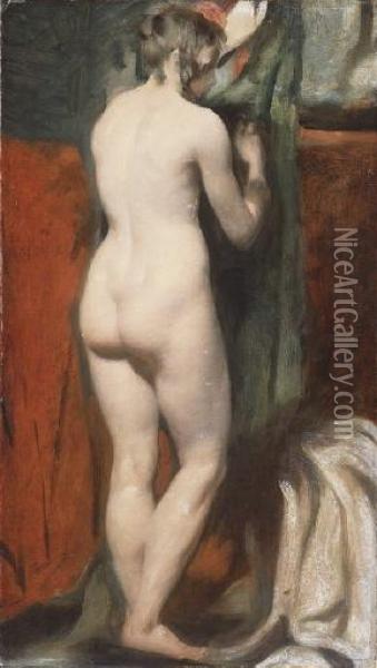 Femme Nue Vue De Dos Oil Painting - William Etty