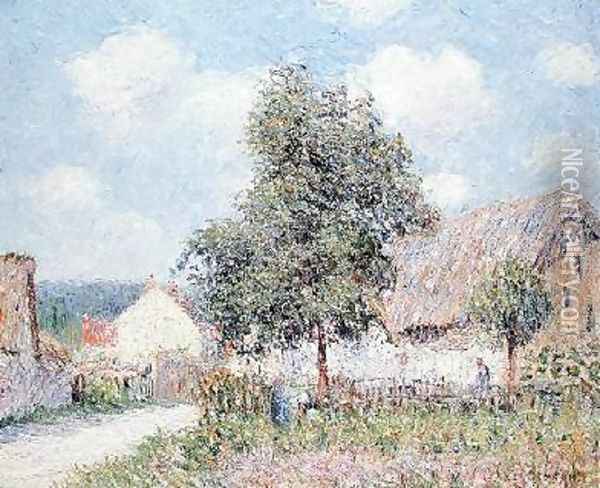 Farmhouse in Vaudreil 1900 Oil Painting - Gustave Loiseau