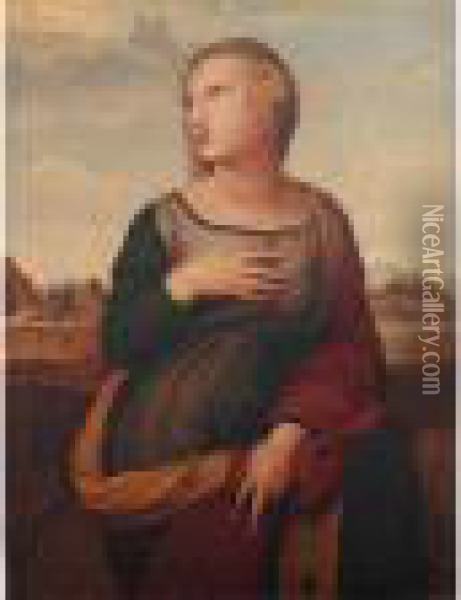 St. Catherine Oil Painting - Raphael (Raffaello Sanzio of Urbino)