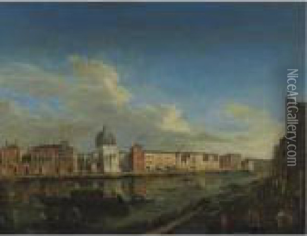 Property From A Philadelphia Collection
 

 
 
 

 
 The Grand Canal Oil Painting - (Giovanni Antonio Canal) Canaletto