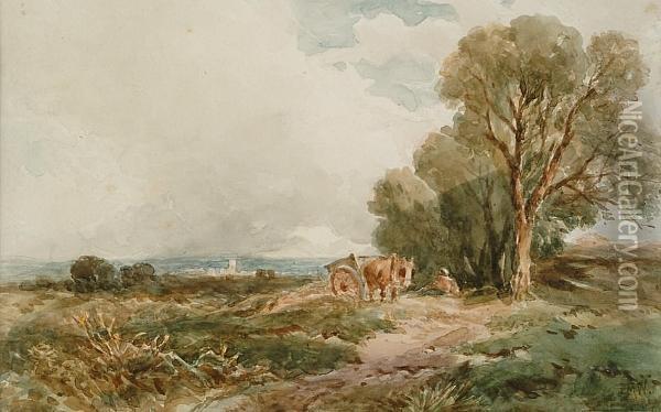 The Hay Cart Oil Painting - Edmund Morison Wimperis