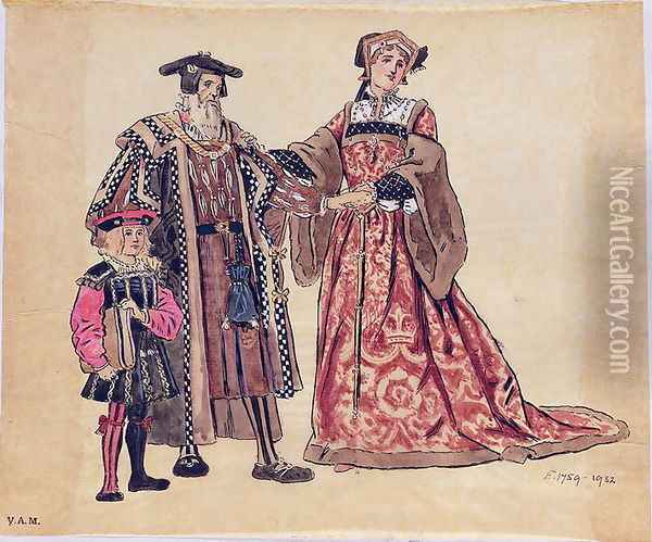 Rosalind and the Old Duke, costume design for 