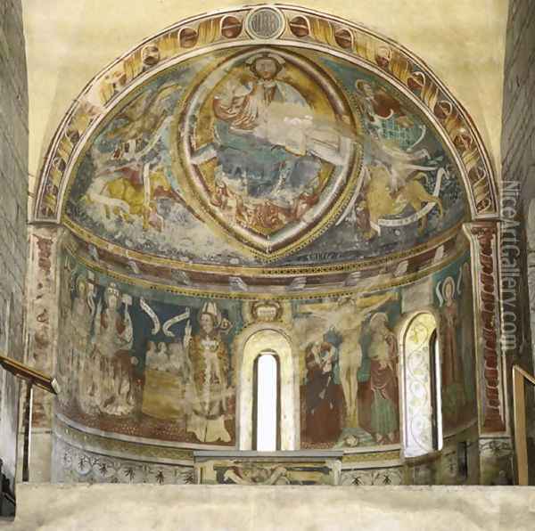 Christ in Majesty Oil Painting - Nicolao da Seregno