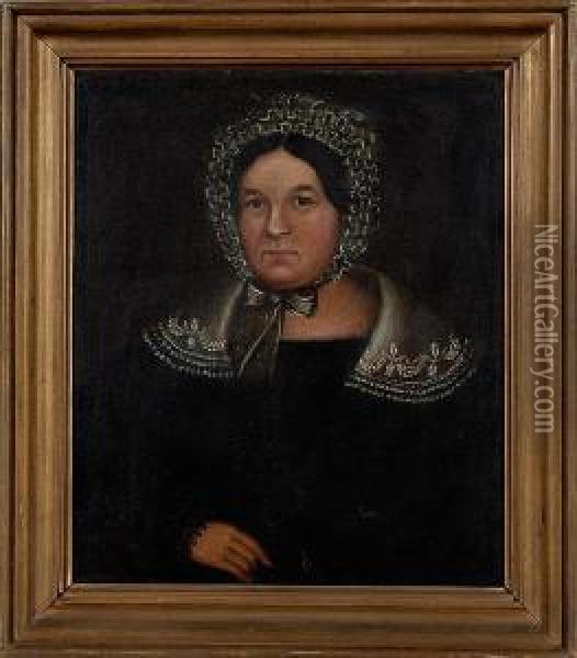 Portrait Of Olethia Tilton Dorsey Oil Painting - Edward Savage