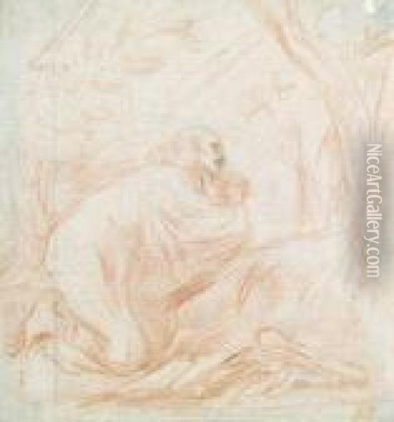 Der Hl. Hieronymus In Der Wuste Oil Painting - Pier Francesco Mola