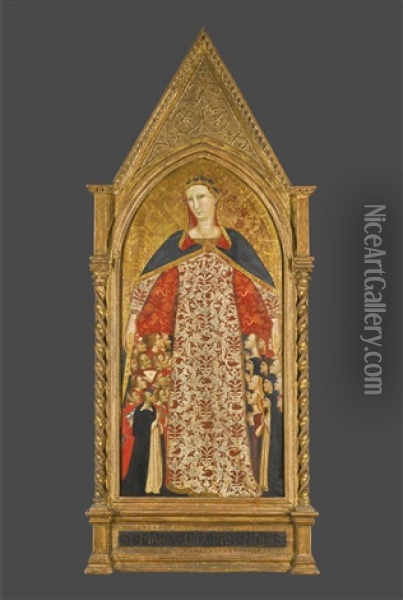 The Madonna Della Misericordia Oil Painting -  The Master of 1336