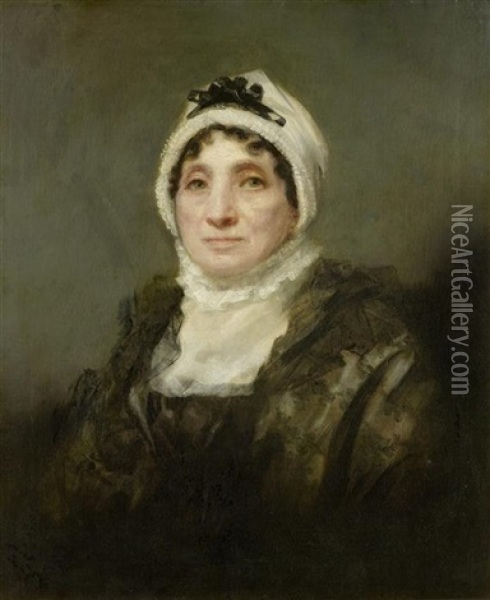 Portrat Der Mrs. Balfour Oil Painting - Sir Henry Raeburn