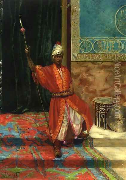 The Sultans Guard Oil Painting - Rudolph Ernst