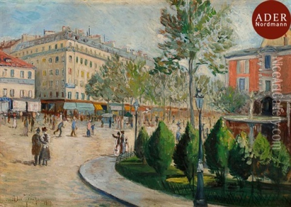 Paris Oil Painting - Louis Abel-Truchet