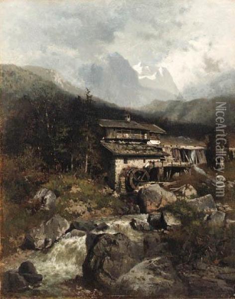 The Old Mill Oil Painting - William Starbuck Macy
