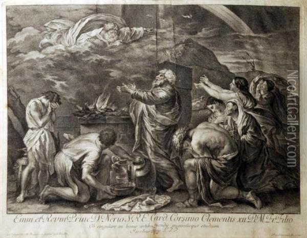 Eminent: Et Romo Principi, Ac Domino D.hannibali Cardinali Oil Painting - Jacob Frey