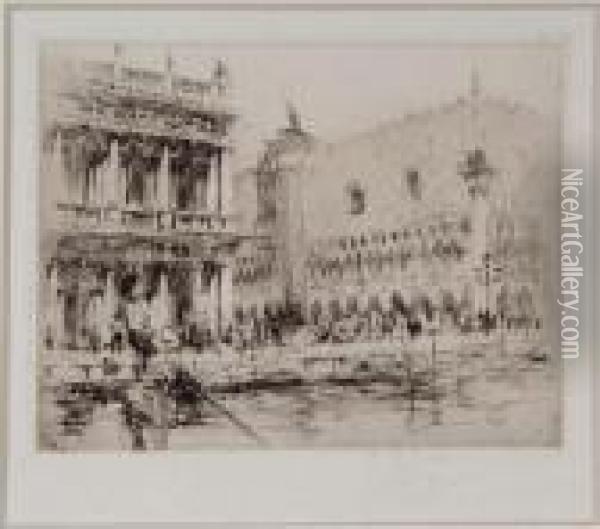 San Marco, Venice Oil Painting - William Walcot