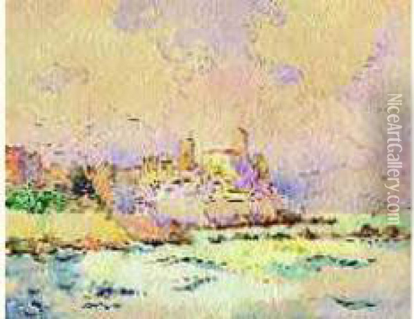 Antibes Oil Painting - Henri Person