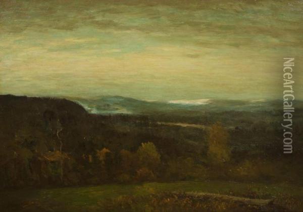 View Over The Valley Oil Painting - Homer Dodge Martin