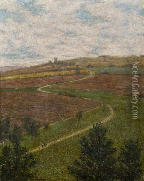 Landschaft Oil Painting - Friedrich Konig