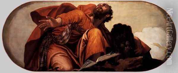 St Mark Oil Painting - Paolo Veronese (Caliari)