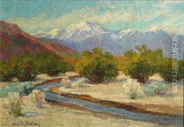 Desert Stream Oil Painting - Alice Brown Chittenden